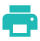 A Blue Printer Icon to Print Anything
